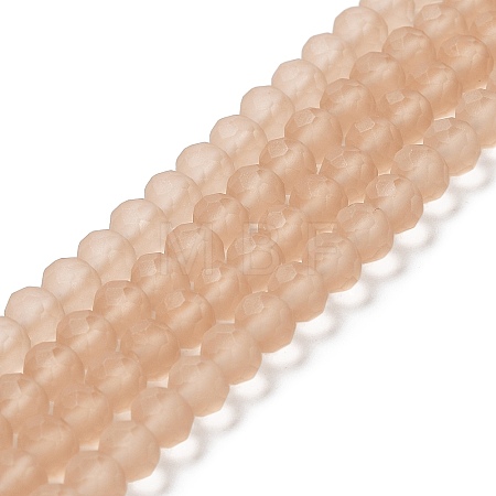 Transparent Glass Beads Strands EGLA-A034-T6mm-MD20-1