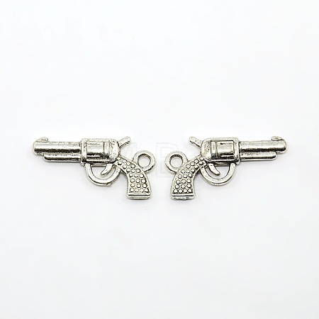 Zinc Alloy Gun Necklace Pendant X-EA9073Y-1