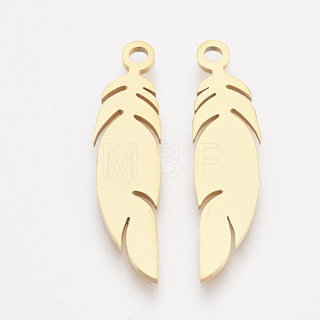 201 Stainless Steel Pendants X-STAS-T045-45G-1