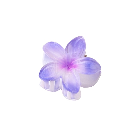 Plastic Claw Hair Clips PW-WG07B2B-13-1