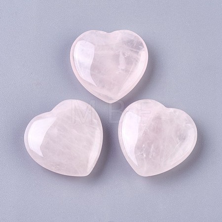 Natural Rose Quartz Cabochons G-O176-02-1