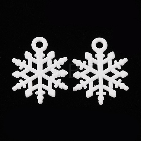 Spray Painted Alloy Pendants PALLOY-Q433-022-RS-1