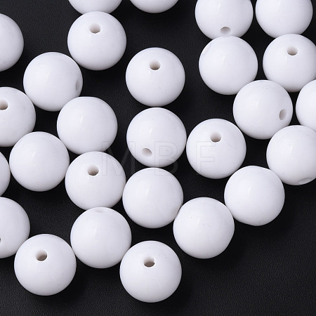 Opaque Acrylic Beads MACR-S370-C16mm-01-1
