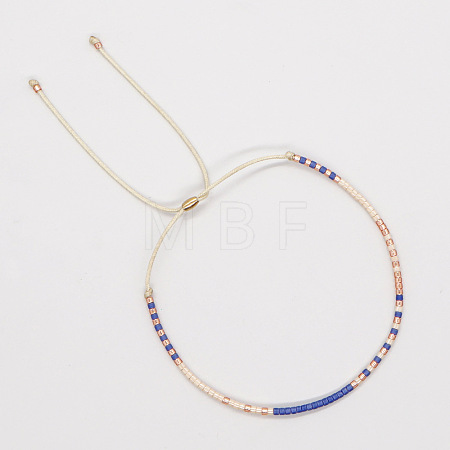 Adjustable Plastic Beaded Slider Bracelets YS6543-9-1