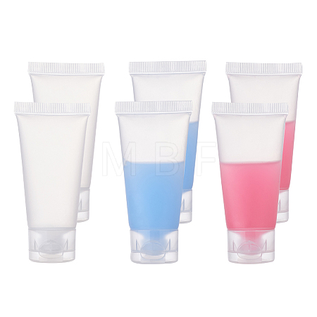 20ml PE Plastic Refillable Flip Top Cap Bottles X-MRMJ-WH0037-02A-1