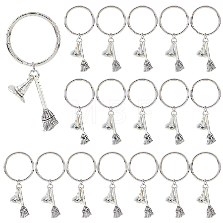 20Pcs Alloy Keychains KEYC-FH00096-1