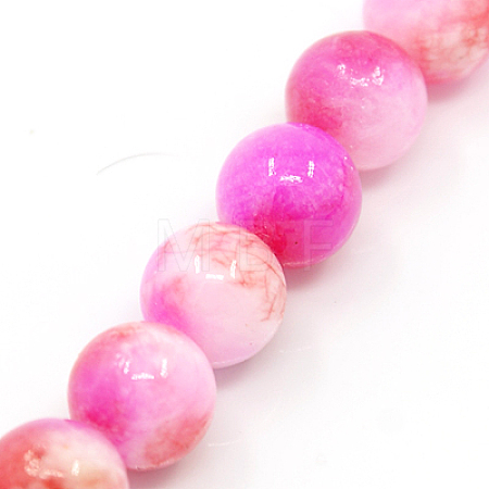 Natural Persian Jade Beads Strands G-D434-8mm-07-1