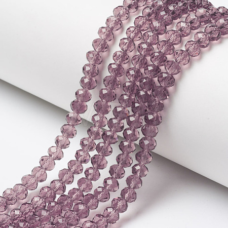 Glass Beads Strands EGLA-A034-T8mm-D13-1