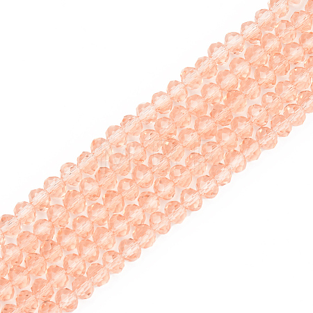 Glass Beads Strands EGLA-A034-T8mm-D21-1