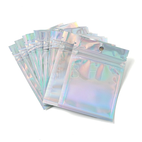 Rectangle Zip Lock Plastic Laser Bags OPP-YW0001-03A-1