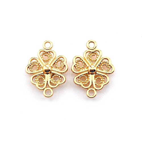 Baroque Style Zinc Alloy Connector Charms FIND-TAC0015-10LG-1