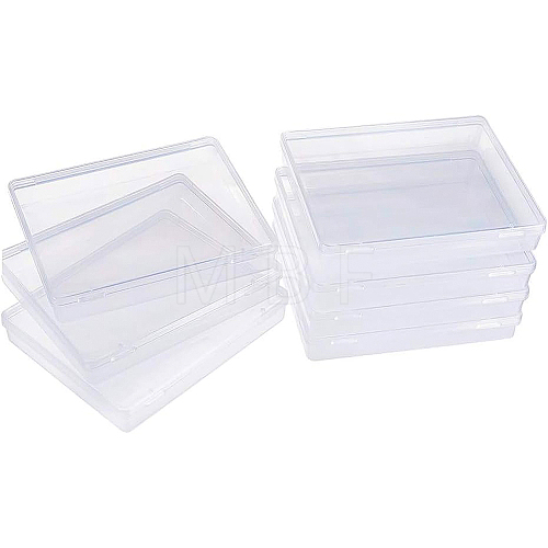 Transparent Plastic Bead Containers CON-BC0004-63-1