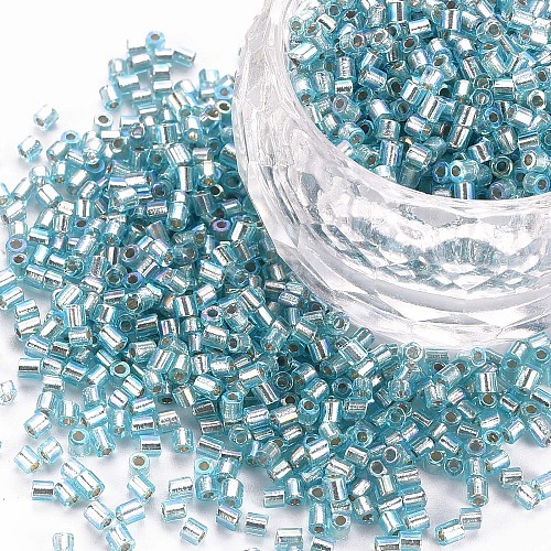 Glass Bugle Beads X-SEED-S032-09A-631-1