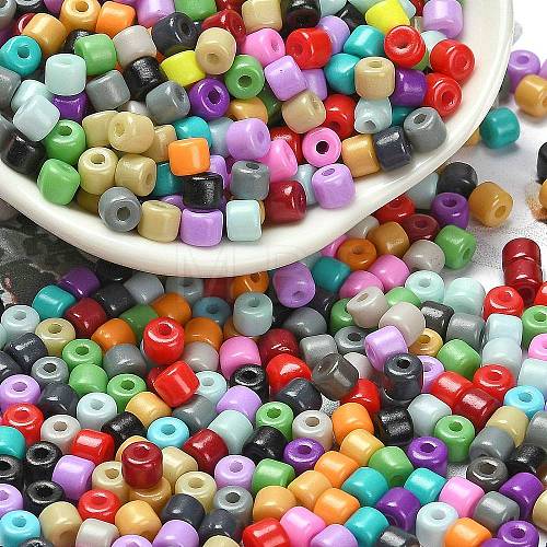 Baking Paint Pearlized Glass Seed Beads SEED-C001-04A-13-1