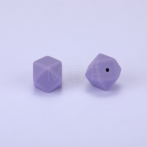 Hexagonal Silicone Beads SI-JX0020A-42-1