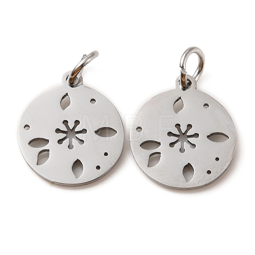 Non-Tarnish 304 Stainless Steel Charms STAS-D050-07P-14-1