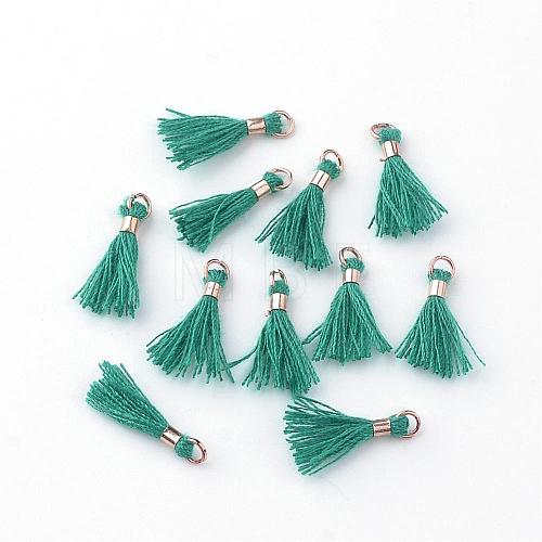 Polycotton(Polyester Cotton) Tassel Pendant Decorations OCOR-S102-26-1