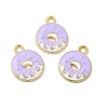 Alloy Enamel Pendants ENAM-J650-08G-04-2