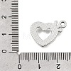 UV Plating Alloy Crystal Rhinestone Pendants RB-CBAD37D-30P-3