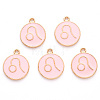 Alloy Enamel Pendants ENAM-S124-01A-09G-2