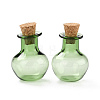 Round Glass Cork Bottles Ornament GLAA-D002-03B-1