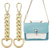 Unicraftale 2Pcs Aluminum & Iron & Zinc Alloy Oval Link Purse Strap Extenders FIND-UN0003-19LG-1