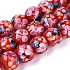 Handmade Lampwork Beads Strands LAMP-Q041-08D-1