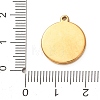 304 Stainless Steel Pendant Cabochon Settings STAS-Z204-04G-04-3