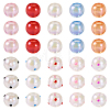  50Pcs 10 Colors Opaque Acrylic Beads OACR-TA0001-19-2