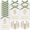12Pcs Knot Iron Torque Bangles for Women BJEW-JOY0001-09B-8