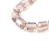 Electroplate Glass Beads Strands GLAA-G112-07K-3
