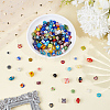 150Pcs 10 Styles Handmade Millefiori Lampwork Beads LAMP-PA0001-81-4