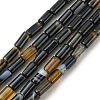 Natural Black Agate Beads Strands G-D067-A01-1