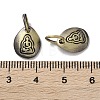 Tibetan Style Brass Pendants KK-M284-30AB-3