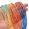 Transparent Painted Glass Beads Strands DGLA-A034-T3mm-A02-2