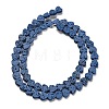 Synthetic Lava Rock Dyed Beads Strands G-R010-01I-2