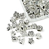 64Pcs 16 Styles Tibetan Style Alloy European Large Hole Beads FIND-FS0002-63-3