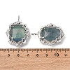 Natural Colorful Fluorite Pendants G-I381-01P-02-5