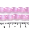 Macaron Color Natural Selenite Beads Strands G-B102-A01-05-4