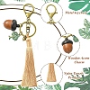 Wood & Alloy Keychains KEYC-YW00262-3