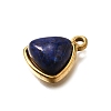 Natural Lapis Lazuli Triangle Charms STAS-D310-02G-03-2