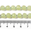 Natural Dyed White Jade Beads Strands G-H057-A22-09-5