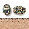 Handmade Tibetan Style Beads KK-Z157-03AG-03-2