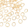 Brass Open Jump Rings KK-G604-08G-19-1