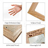 Natural Wood Photo Frames DIY-WH0247-019-3