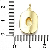 Brass Enamel Pendants KK-K400-20G-03-3