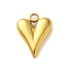 201 Stainless Steel Pendants STAS-G338-07G-1-1