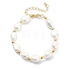 Natural Cultured Freshwater Pearl Beaded Bracelets for Women BJEW-JB13602-2