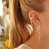 1 Pcs Alloy Cuff Earrings for Women WG0D93E-19-1