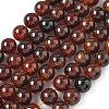 Natural Orange Garnet Beads Strands G-G271-B01-10mm-2